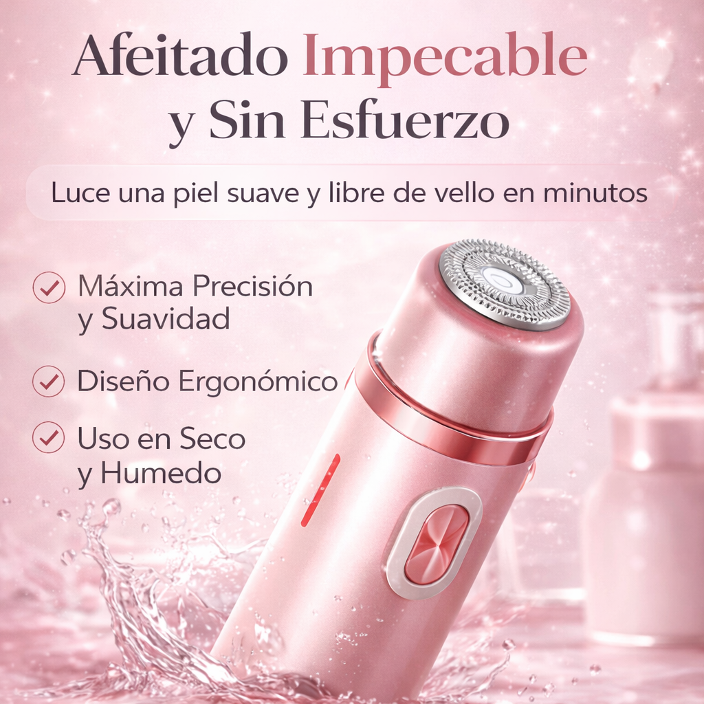Piel Perfecta Sin Dolor – Depiladora Eléctrica Íntima para Mujer 2 en 1